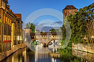 The Hangman Bridge (Henkersteg) in Nuremberg