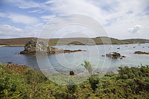 Hangman Island from Bryher, Isles of Scilly, England