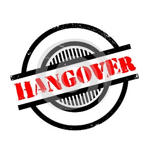 Hangover rubber stamp