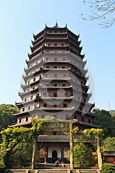 Hangzhou six harmonies pagoda park