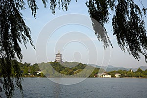 Hangzhou West Lake, and Leifeng Tower Zhejiang, China