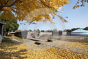 Hanjingtang historic site inside Yuanmingyuan Park in Beijing, China photo