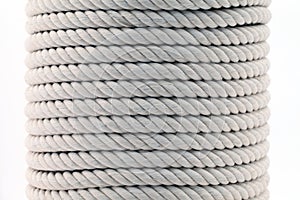 Hank of rope white backround