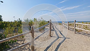 Hanlan\'s Point Nude Beach view on Toronto Island