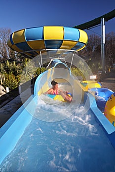 Hanmer Springs Spa Resort Hydroslide, New Zealand