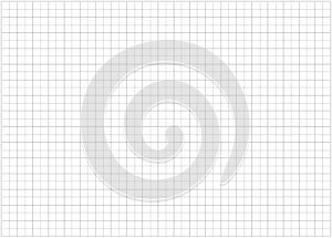 Squared wide black grid paper. Notebook sheet blank. Mathematics pattern.Typography template.