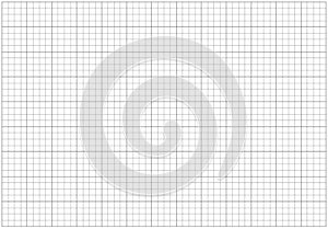 Squared grid paper pattern. Notebook sheet blank. Mathematics typography template for making notebooks production for school.
