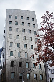 Hannover, Germany - October 14, 2022. Modern building in the city of Hannover, capital of the German state of Lower Saxony