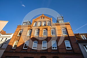 Hannover, Germany - October 16, 2022. Traditional building in the city of Hannover, capital of the German state of Lower Saxony