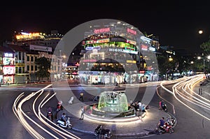 Hanoi Old Quarter in the evening