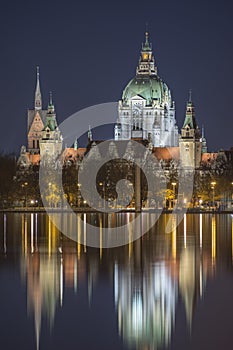 Hanover Silhouette at evening