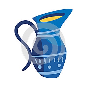 hanukkah blue pitcher photo