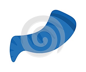 hanukkah blue shofar photo