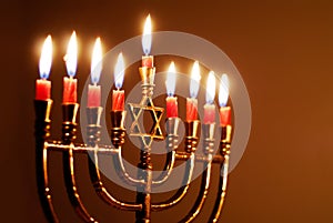 Hanukkah Candles photo