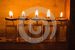 Hanukkah candles