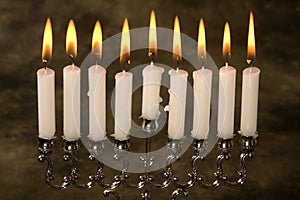 Hanukkah candles