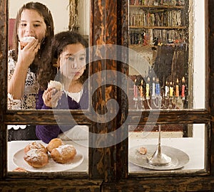 Hanukkah celebration