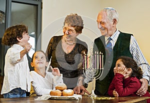 Hanukkah celebration