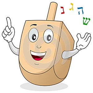 Hanukkah Dreidel Character