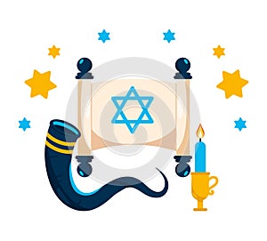 hanukkah jewish religion photo