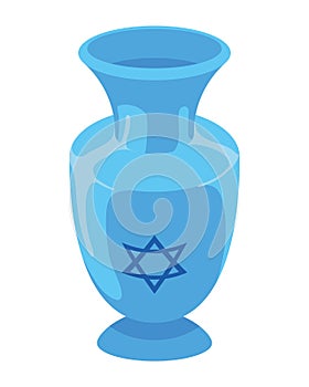 hanukkah vase ornament photo