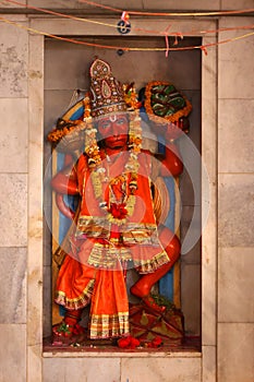 Hanuman statue in Kashi Vishwanath Temple