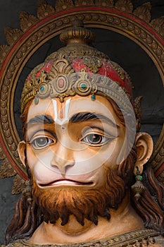 Hanuman statue in Rishikesh, India