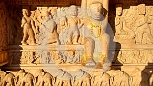 Hanuman temple sculpture