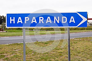 Haparanda signpost
