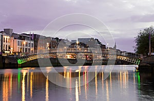 The Hapenny Bridge - Dublin