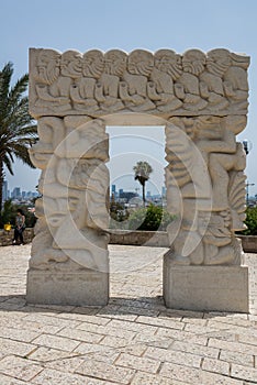 Hapisga garden in Jaffa