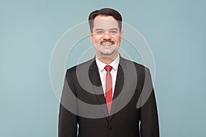 Happiness business person toothy smiling