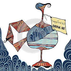 Happiness. Drink me.