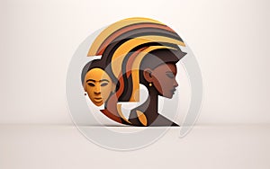 Happiness Icon: Isolated 3D Family Emblem Illustration