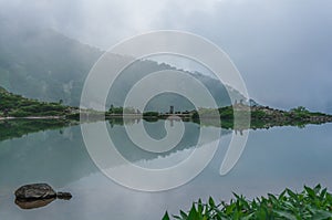 Happo-ike Pond at Happo-one in Hakuba, Nagano,