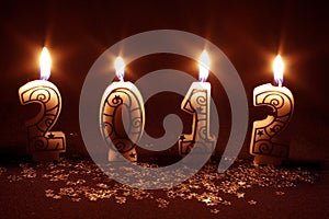 Happy 2012 - candles burning