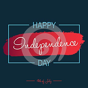 Happy 4th of July - Independence Day card or background. America