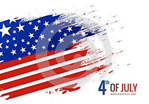 Happy 4th of july independence day holiday background
