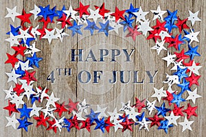 Happy 4th of July message
