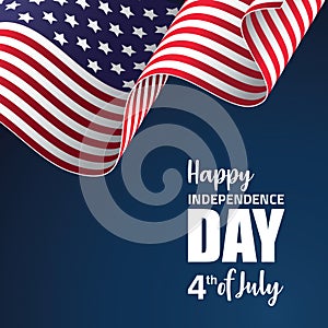 Happy America Independence day vector illustration