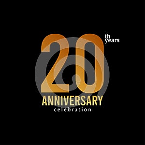 happy anniversary 20th celebration