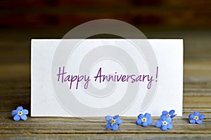 Happy anniversary card