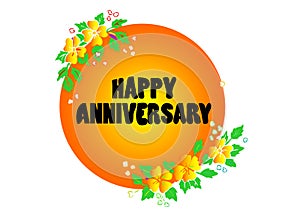 Happy anniversary design