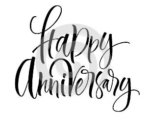 Happy Anniversary Lettering