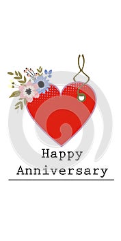 Happy anniversary wishing cards , gifting tags images