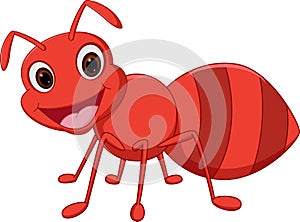 Happy ant cartoon