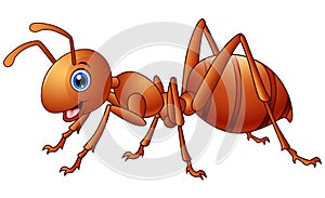 Happy ant cartoon