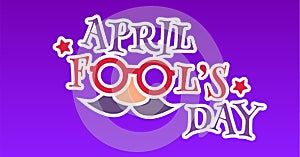 Happy April Fool s Day with a colorful hat illustration concept. Vector.