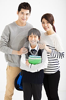 Happy Attractive Young Family Portrait