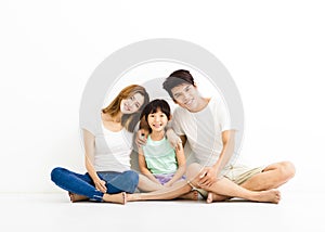 Happy Attractive Young Family Portrait